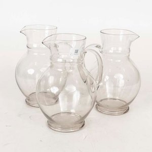 Juego de 3 Jarras de Vidrio Transparentes - imagen 1