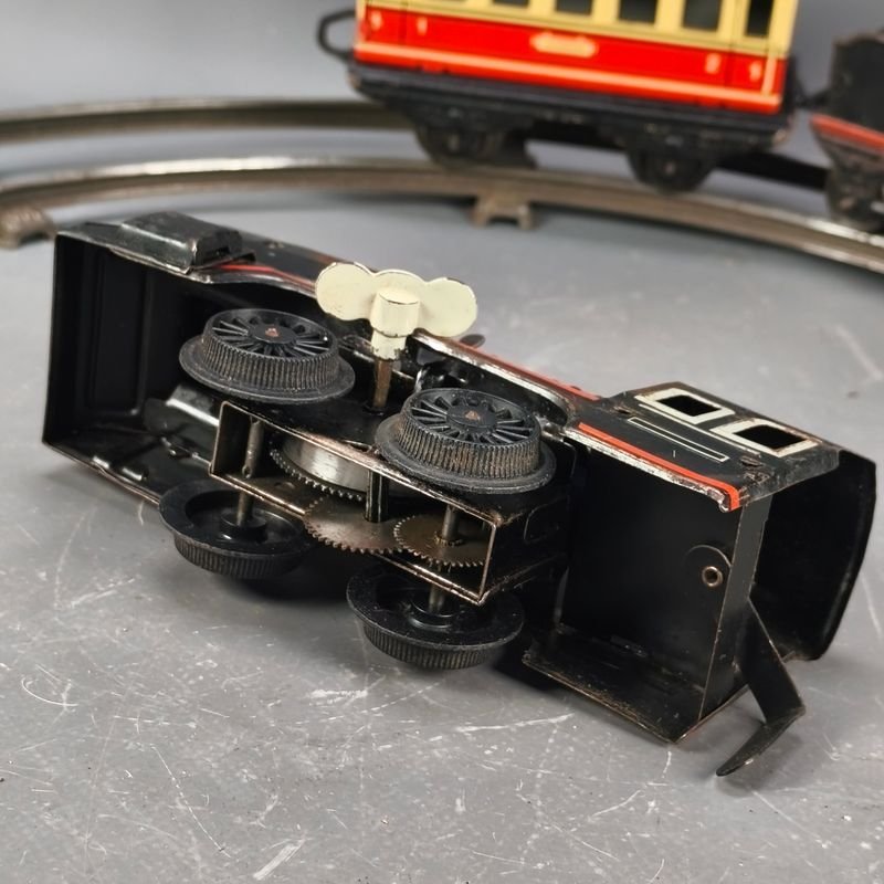 Colección de trenes de juguete vintage con mecanismo de cuerda - imagen 9