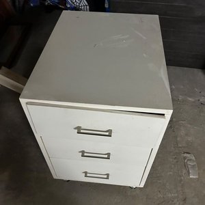 Escritorio Blanco con Cajonera de 3 Niveles - imagen 3