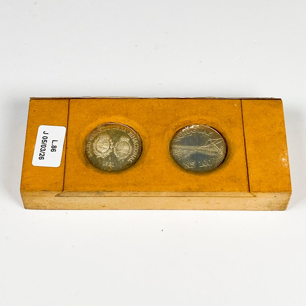Lote anterior: Monedas de plata Salto Grande obra binacional