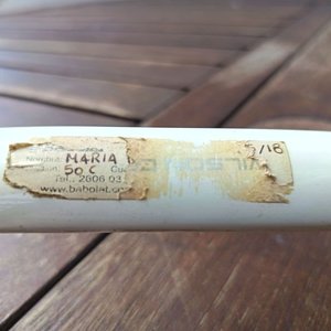 Raqueta de tenis marca Wilson N5,3 HY Brid, con encordado y grip colocado; usada, con desgaste propio del uso. - imagen 7