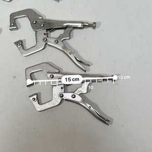 Lote de 4 Pinzas de Presión Metálicas - imagen 2