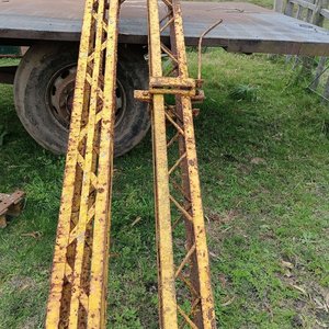 Lote de 2 Columnas de Hierro Tipo Cercha, 3.20m Largo - imagen 3