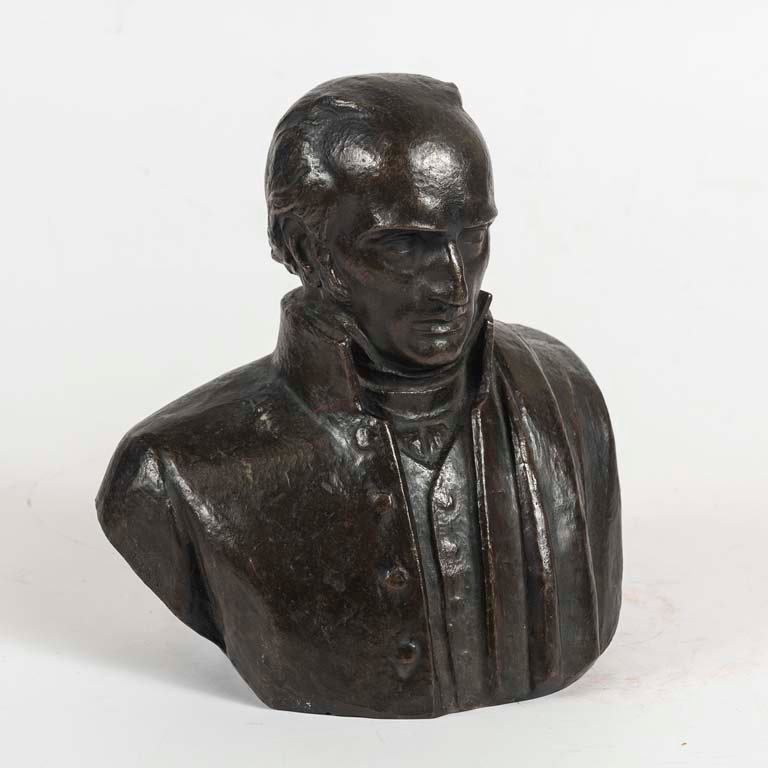 Lote siguiente: Busto de Artigas de bronce firmado E. Prati