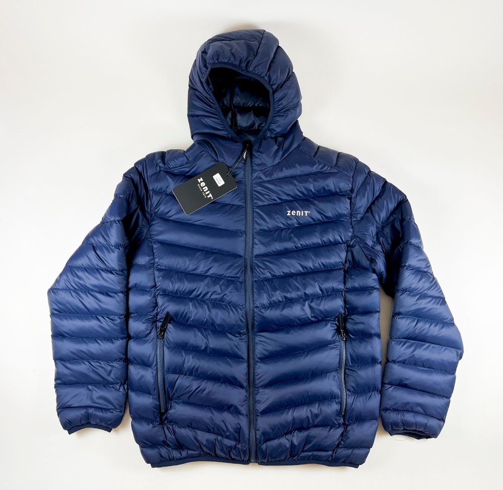 Lote siguiente: Campera inflada Zenit con capucha, color Azul, talle M.