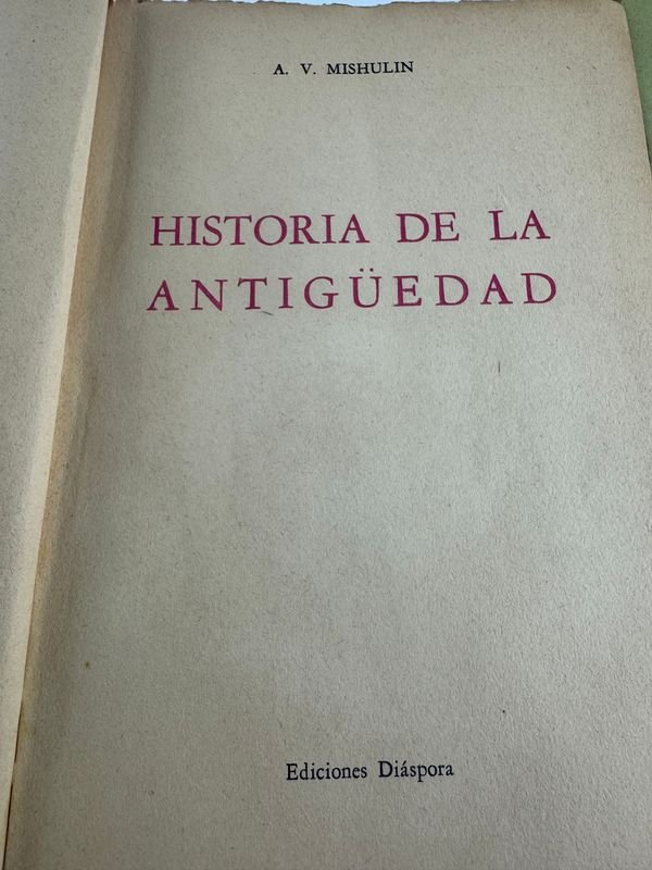 Libro de Historia Antigua por A. V. Mishulin - imagen 6