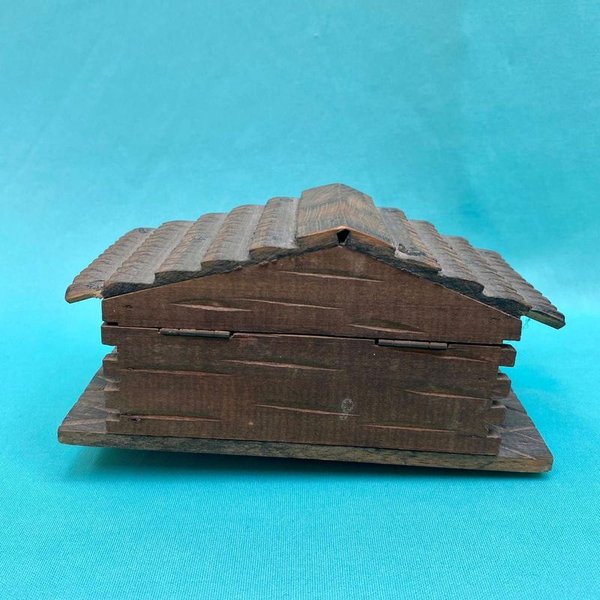 Antigua caja musical de madera suiza Thorens - imagen 3