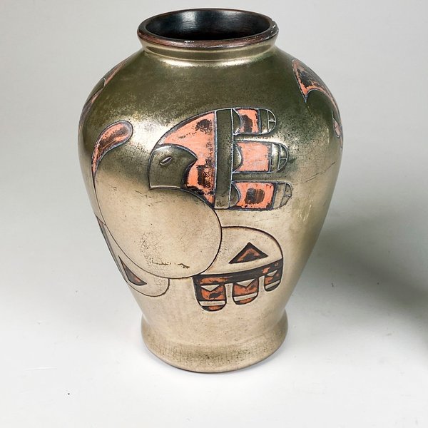 Vasos de cerámica y vidrio prensado para decoración - imagen 3
