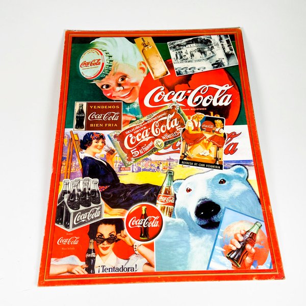 Lote siguiente: Propaganda de Coca Cola en cartón, 60 x 45 cm