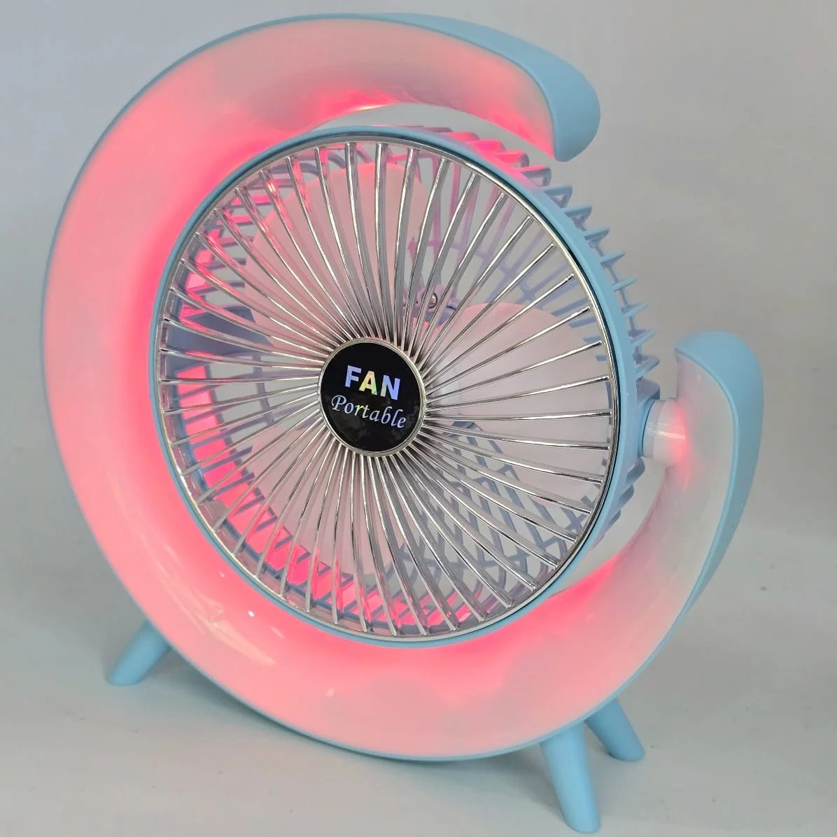 Ventilador portátil con iluminación y funciones adicionales - imagen 10