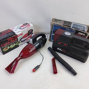 Aspiradora de Mano 12V Bordo y Compresor de Aire 12V con Manómetro y Luz - imagen 6