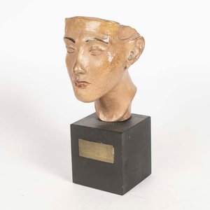 Escultura Busto Amenofis IV Dinastía XVIII - Réplica Museo del Cairo - imagen 1