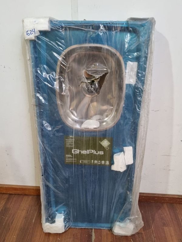 Pileta de Cocina Azul GhelPlus con Bacha - 53x120 cm