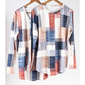 Par de Remeras Estampadas Manga Larga Talle Grande - imagen 2