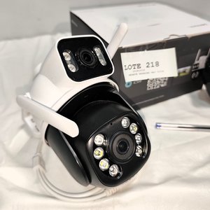 Cámara de Seguridad Exterior Doble con Audio Bidireccional y Visión Nocturna - imagen 4
