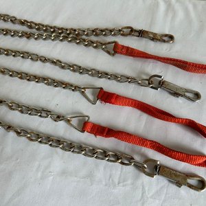 Correas de Cadena para Mascotas con Agarre Naranja - 1 Metro - imagen 4