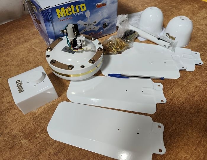 Ventilador de techo con control de pared y alta velocidad - imagen 4