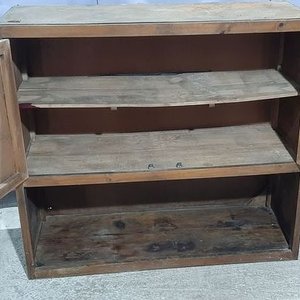 Mueble Aéreo de Madera con Puertas Corredizas y Estantes - imagen 2
