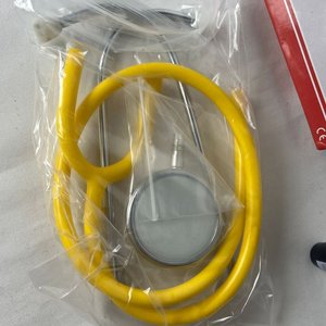 Estetoscopio Dual Head Everdixie USA Amarillo Nuevo - imagen 5
