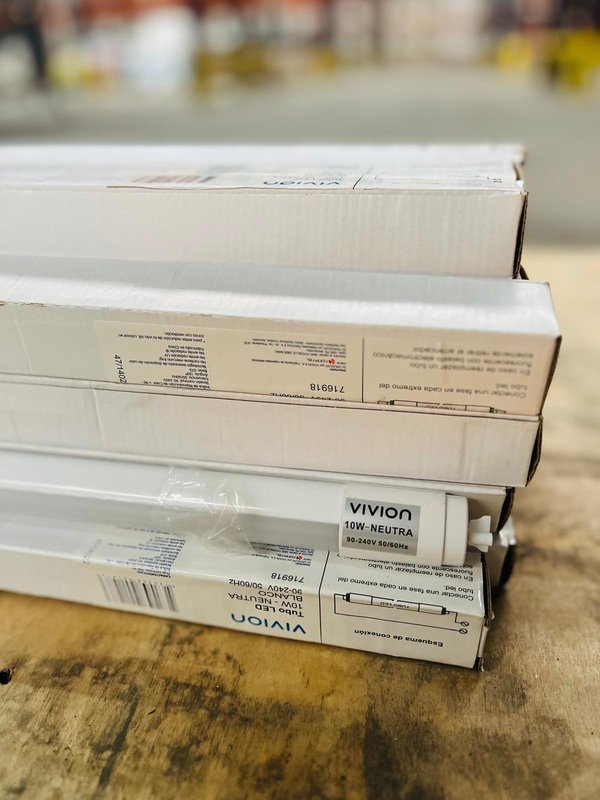 Pack 25 Tubos LED Luz Neutra 58 cm 10W VIVION - imagen 1