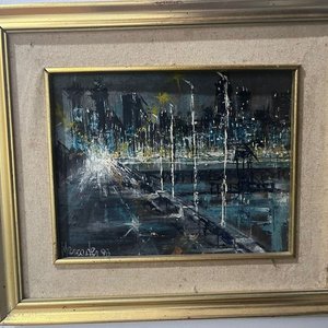 Lote siguiente: Obra "Rambla de Montevideo" de Mercader, 1998