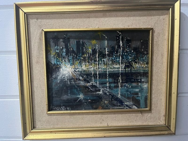 Obra "Rambla de Montevideo" de Mercader, 1998