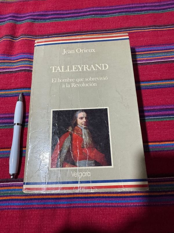 Libro sobre Talleyrand: El hombre que sobrevivió a la Revolución