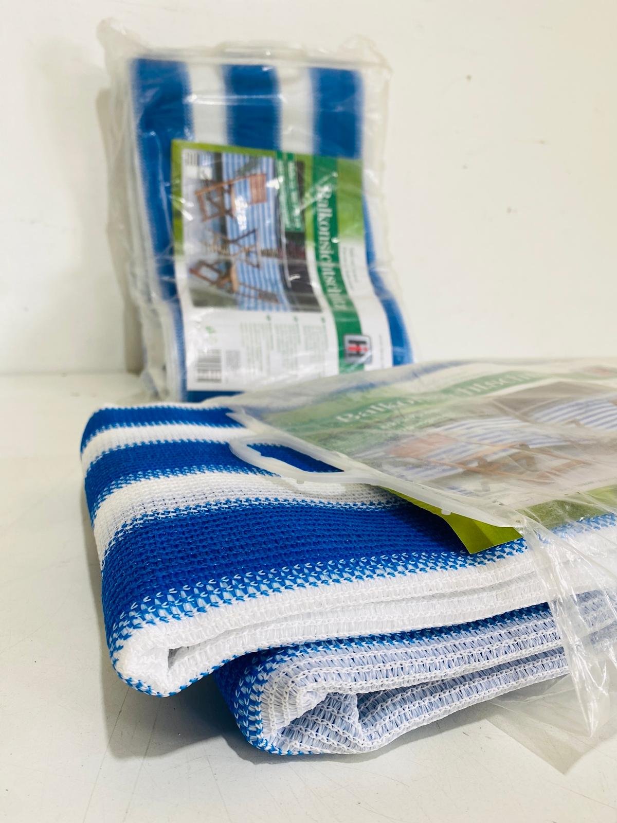 Lotes de toallas rectangulares blancas y azules - imagen 2