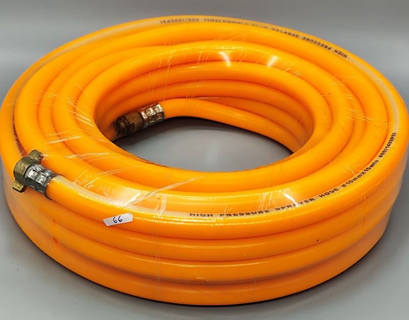 Manguera de Alta Presión para Compresor - 15 Metros, Naranja