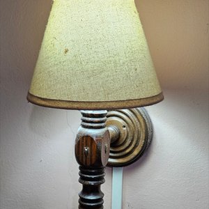 2 Apliques de Luz de Pared Vintage con Pantallas - imagen 4
