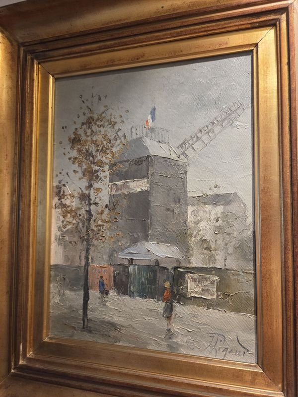 Pintura al óleo europea firmada Rigoud o similar - imagen 4