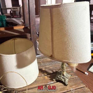 Lámpara de Escritorio Antigua con Pantalla para Restaurar - imagen 5