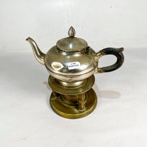 Tetera Antigua con Base, Quemador y Mechero - imagen 2
