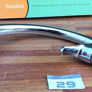 Canilla Monocomando Cocina Goldex Cromada con Colillas - imagen 4