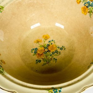 Sopera de loza inglesa con tapa - imagen 5