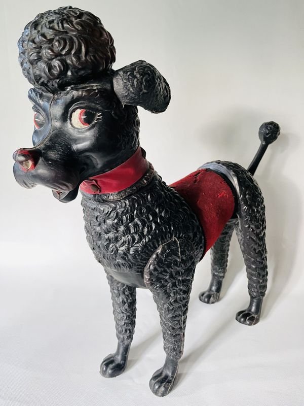 Juguete Vintage Coleccionable Perro Articulado - imagen 2
