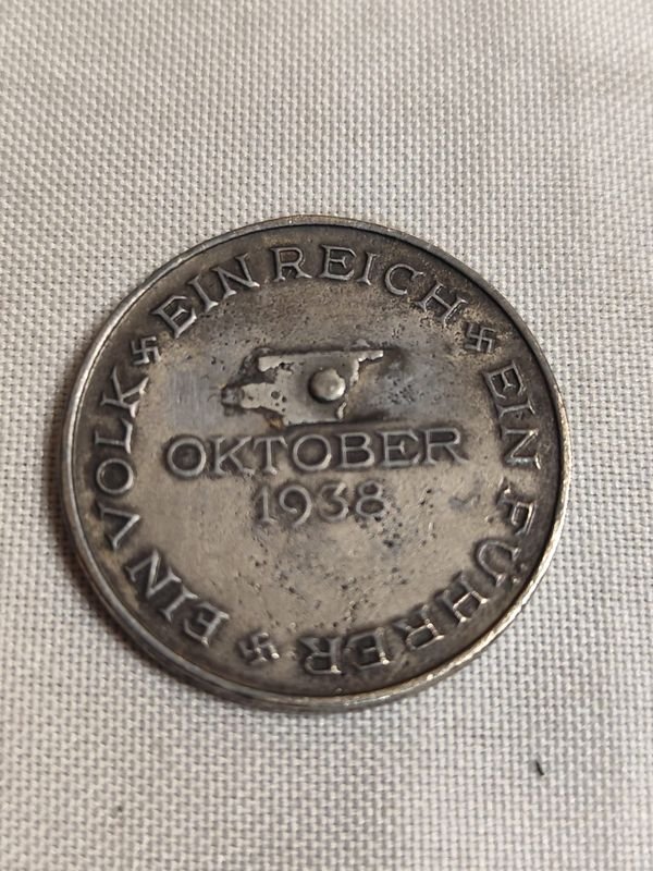 Medalla Alemana del Tercer Reich 1938 - imagen 3