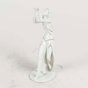 Figura de Porcelana Rosenthal "Selb" Alemania con Detalles Dorados - imagen 1