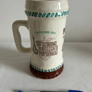 Lote siguiente: Jarra Coleccionable Semana de la Cerveza Paysandú 2023