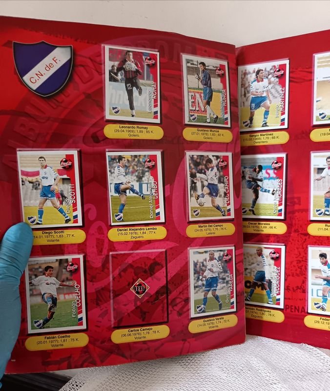 Álbum Oficial Panini Copa Coca-Cola Campeonato Uruguayo 2000 - Coleccionable Fútbol Antiguo - imagen 5