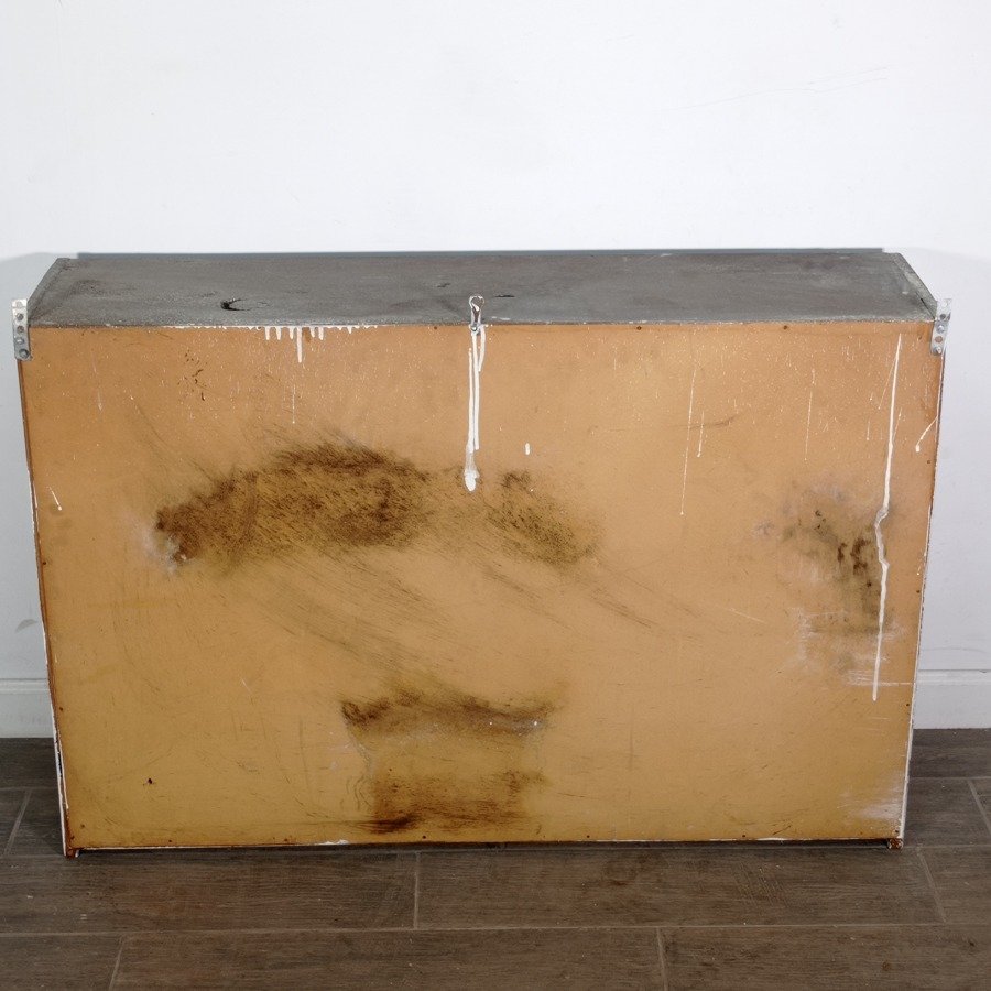 Cajón de cocina en pino con tres puertas y estante - imagen 5