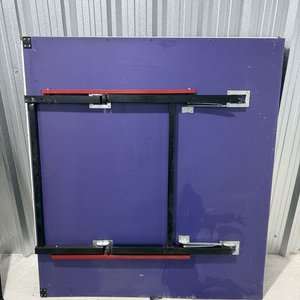 Mesa de Ping Pong Plegable Azul con Patas Desmontables - imagen 3