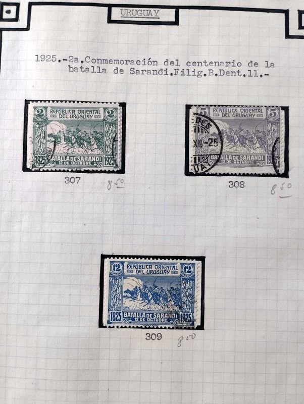 Colección de Sellos de Uruguay: Historia y Cultura - imagen 10