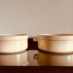 Dos Fuentes Ovaladas de Porcelana Le Cerf con Diseño de Ciervos - imagen 6