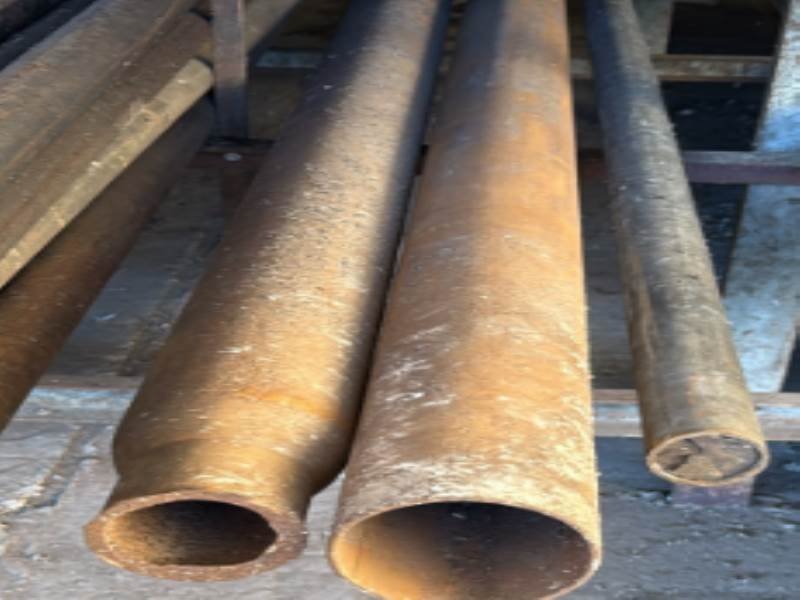 Lote de 3 caños de 110mm, pared 5mm, sin costura