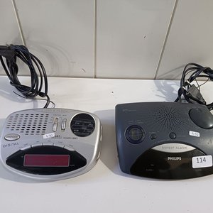 Dos Radio Reloj Digital y Philips con Alarma - imagen 1