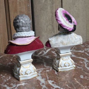 Dos Bustos en Porcelana Sèvres: Enrique IV y Francisco I - imagen 3