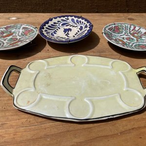 PLATOS DECORATIVOS CANTON ETC Y BANDEJA DE MINI MEDIDAS - imagen 2
