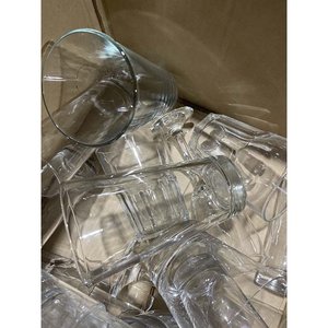 Lote de Vasos de Vidrio Transparentes Varios Diseños - imagen 2