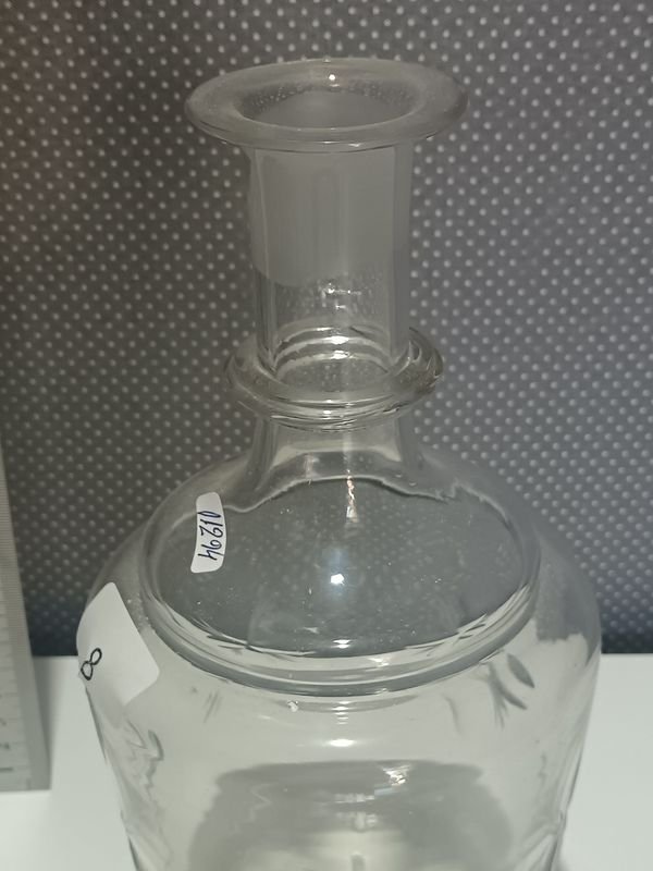Botella de cristal antigua para decoración - imagen 6